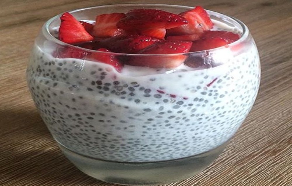 Ir para  <ul>
	<li><strong>1</strong> colher (sopa) de <a href="http://mdemulher.abril.com.br/receitas/busca/?ingrediente=chia">chia</a>;</li>
	<li><strong>1/2</strong>...